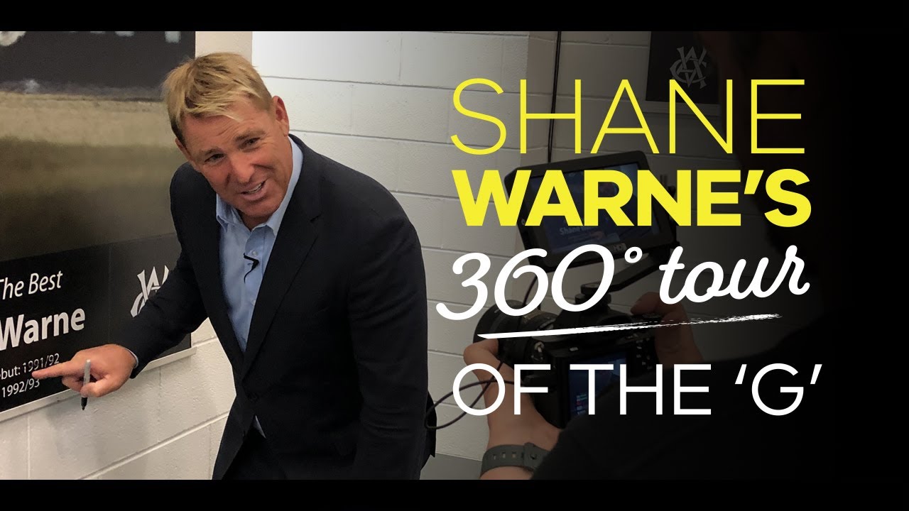 360 Tour of the MCG with Shane Warne