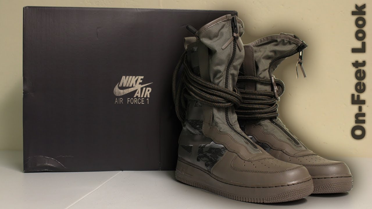 Unboxing SF Air Force 1 High Boot “Ridgerock” [Sneaker Unboxing]