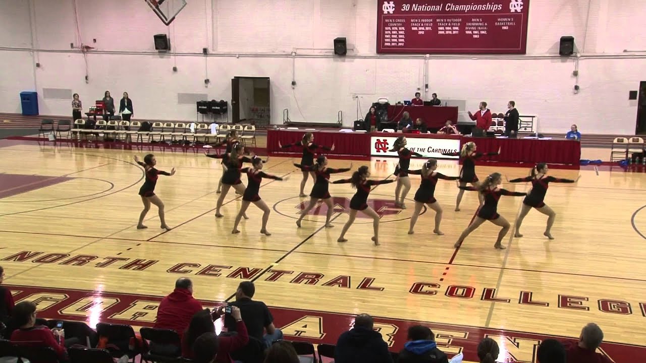 NCC Dance Team - Sam Sparro Black and Gold dance routine North Central College 2013