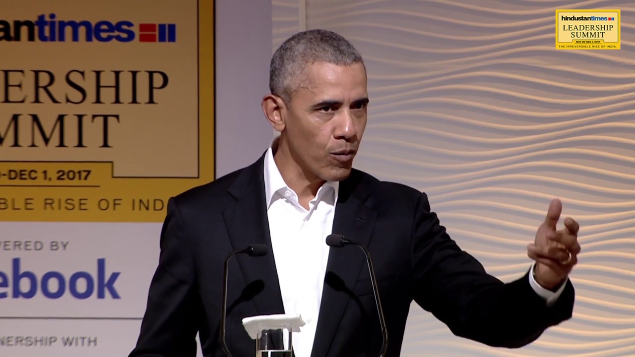 HT Leadership Summit 2017 || Barack Obama || Indo-US relations