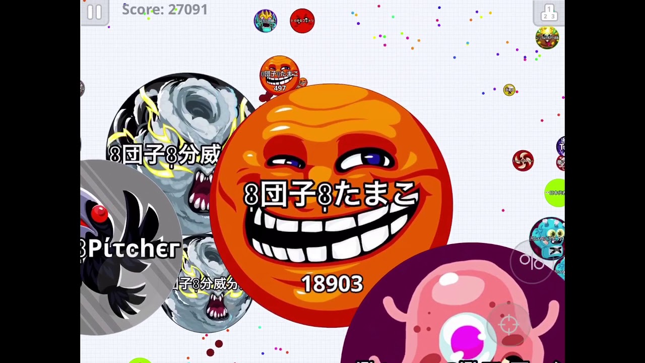 agario クラン大会決勝戦団子VSアトミック 二本先取 1本目 104クランの頂点に立つのはどっち???