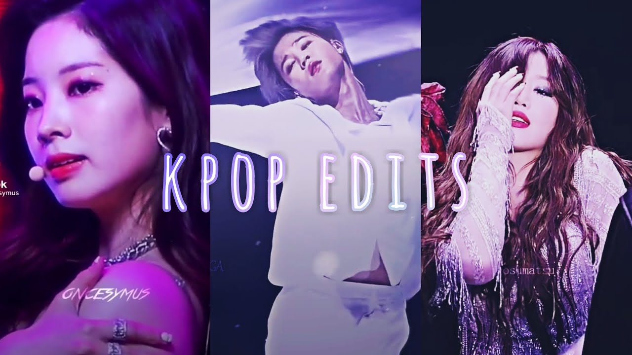Kpop tiktok edits which is very unfair to my edit ☠️