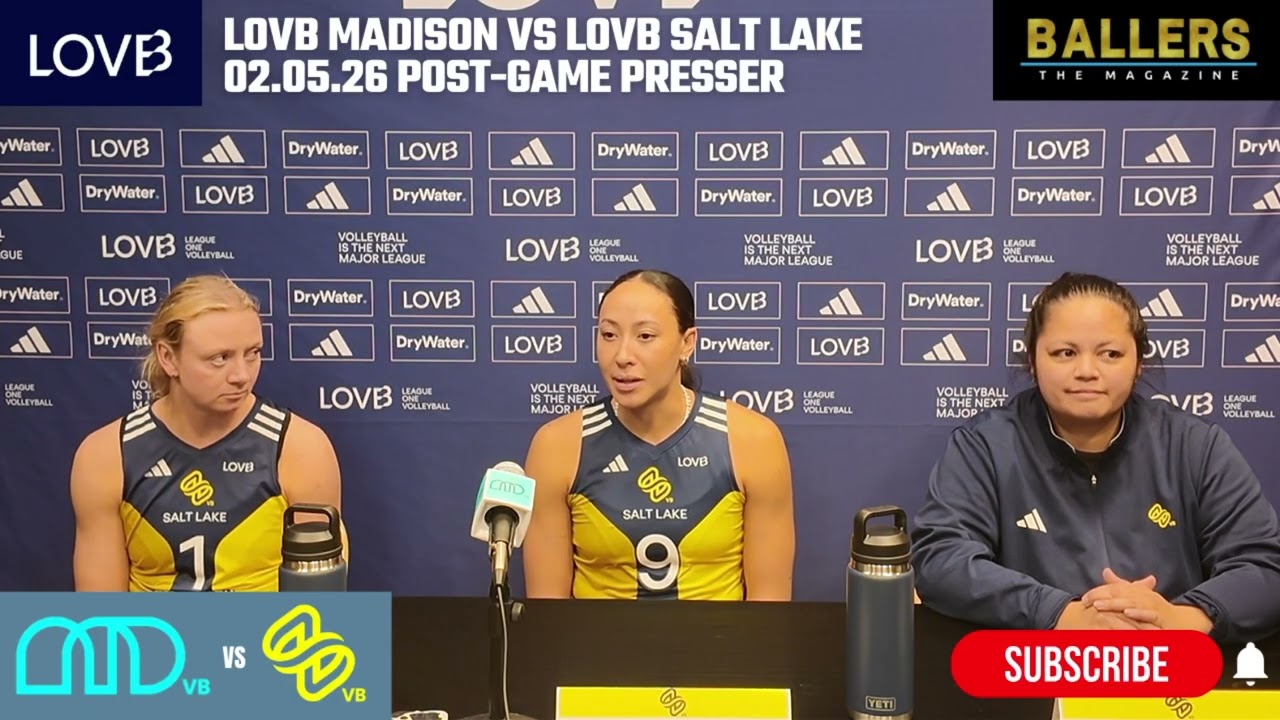 LOVB Salt Lake: Postgame Press Conference vs LOVB Madison | League One Volleyball | 02.05.26