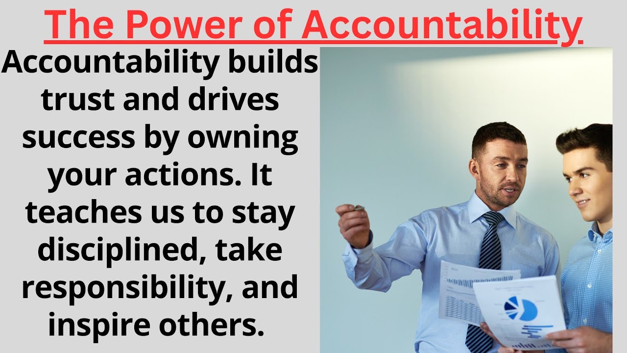 Learn English Through Story || The Power of Accountability || English Listening Practice