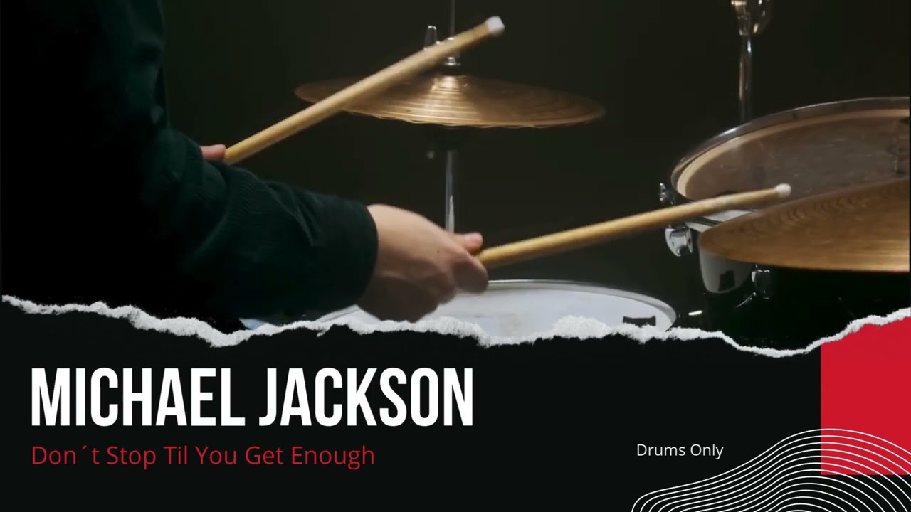 Michael Jackson - Don't Stop Til You Get Enough  (Drums Only - Isolated Track)