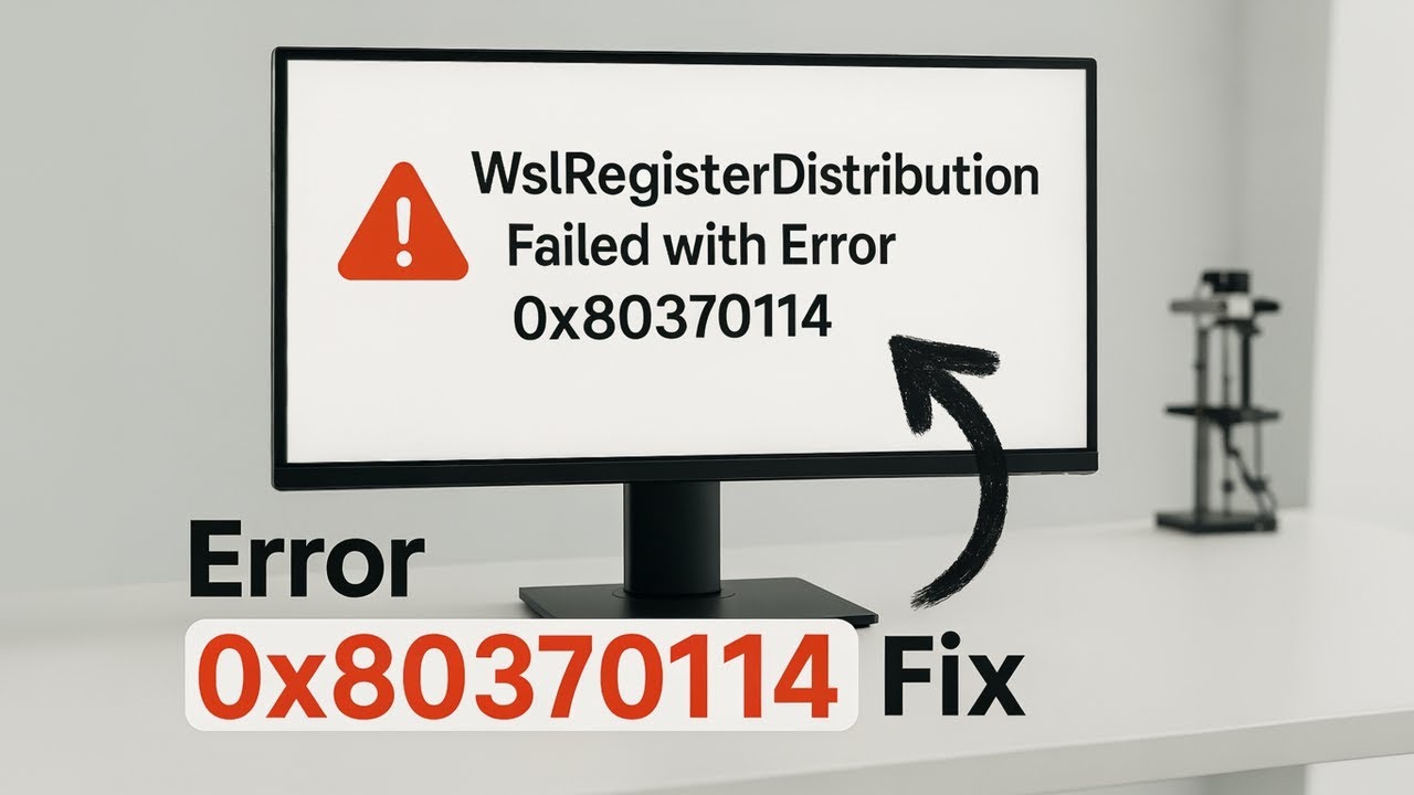 Fix WslRegisterDistribution Failed with Error 0x80370114