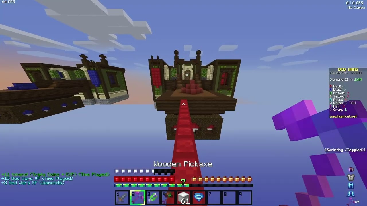 First Bedwars Video #minecraft #bedwars #minecraftbedwars #pvp #mc