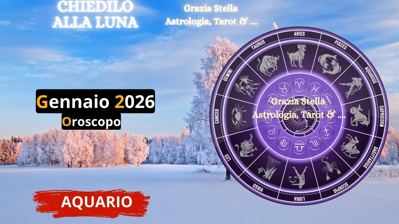 AQUARIO OROSCOPO DI GENNAIO 2026