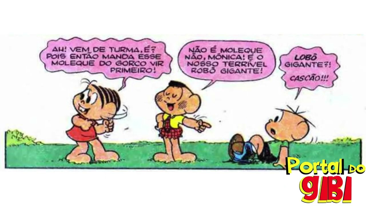 O ROBÔ INVENCÍVEL! - HQ do Cebolinha