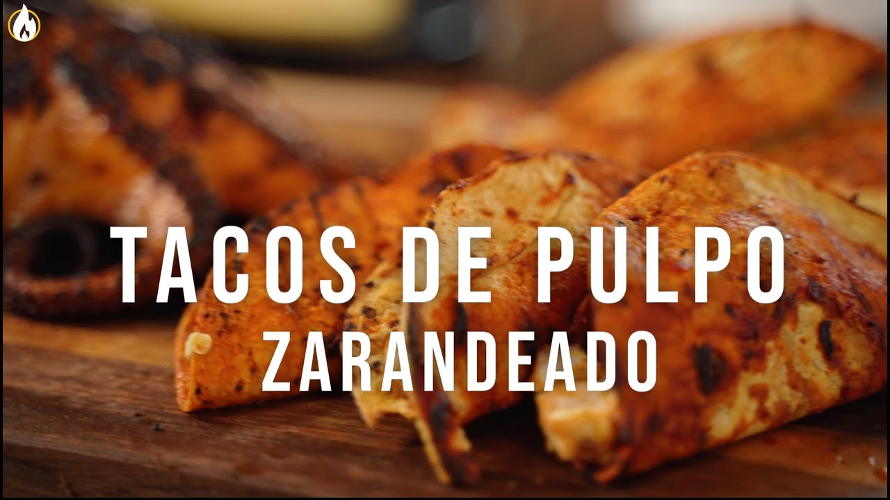 Tacos de pulpo zarandeado