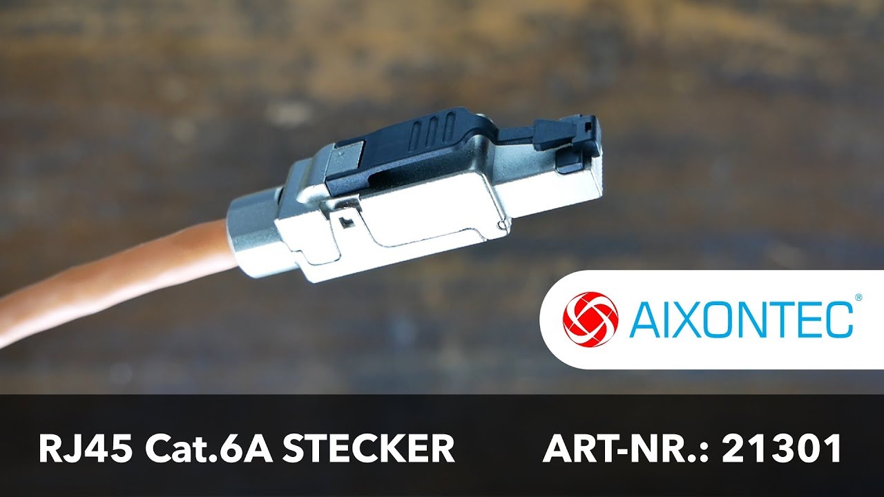 Wie kann ich ein RJ45 Stecker crimpen auf Cat 7 Netzwerkkabel 10 Gigabit Deutsche Montageanleitung