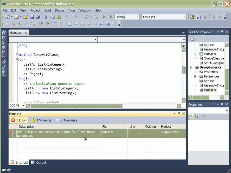 Introduction to Delphi Prism 2011