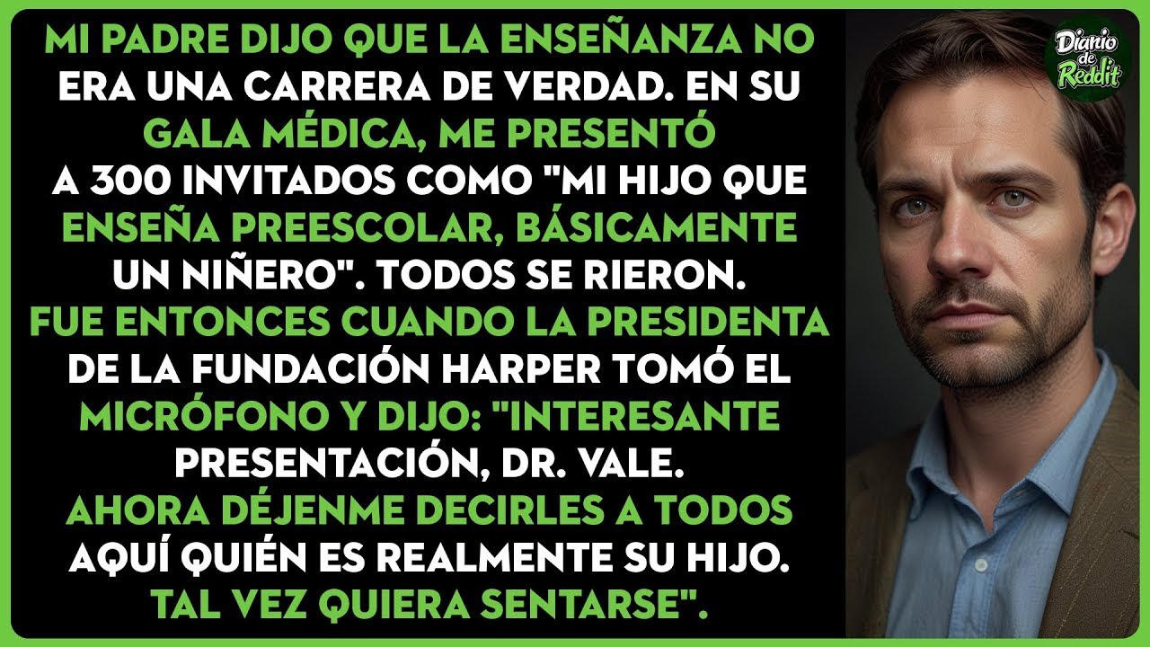 Mi padre me llamó niñero porque mi enseñanza no era una carrera de verdad  Luego, congelé