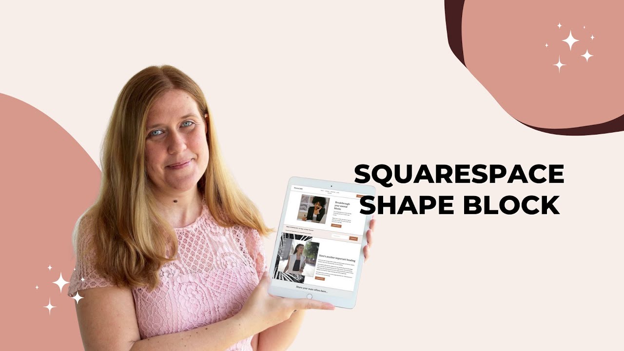 How to Use The Squarespace Shape Block