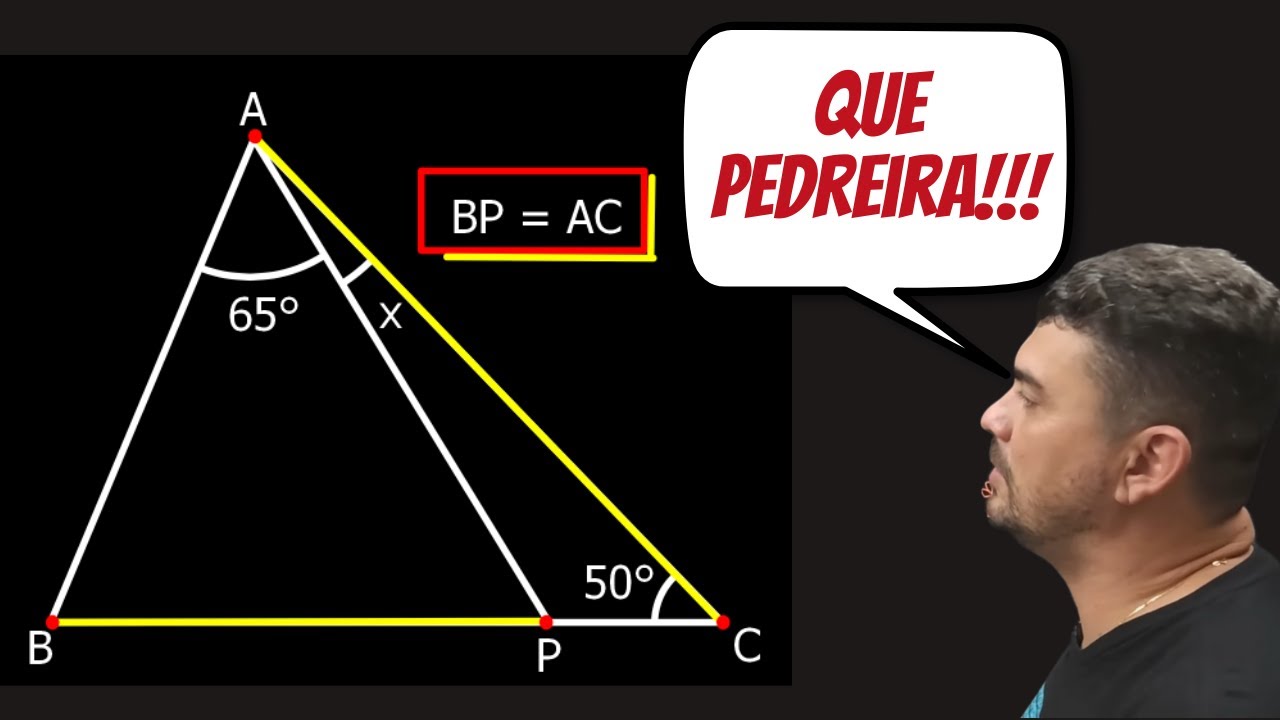 NÃO VAI ROLAR SE NÃO TRAÇAR A RETA CORRETA/MATEMÁTICA/GEOMETRIA PLANA/TRAÇADOS/CONSTRUÇÃO GEOMÉTRICA