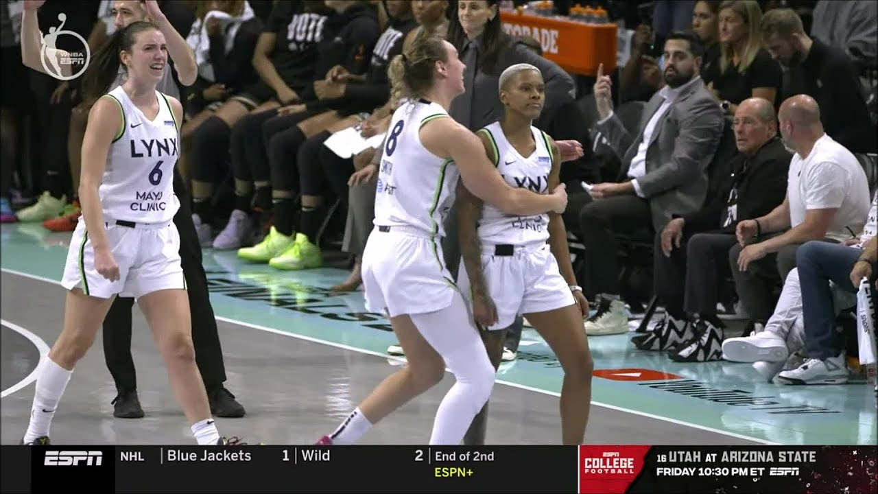 INSANE 3 + FOUL with 5secs left by Courtney Williams! WNBA Finals New York Liberty vs Minnesota Lynx