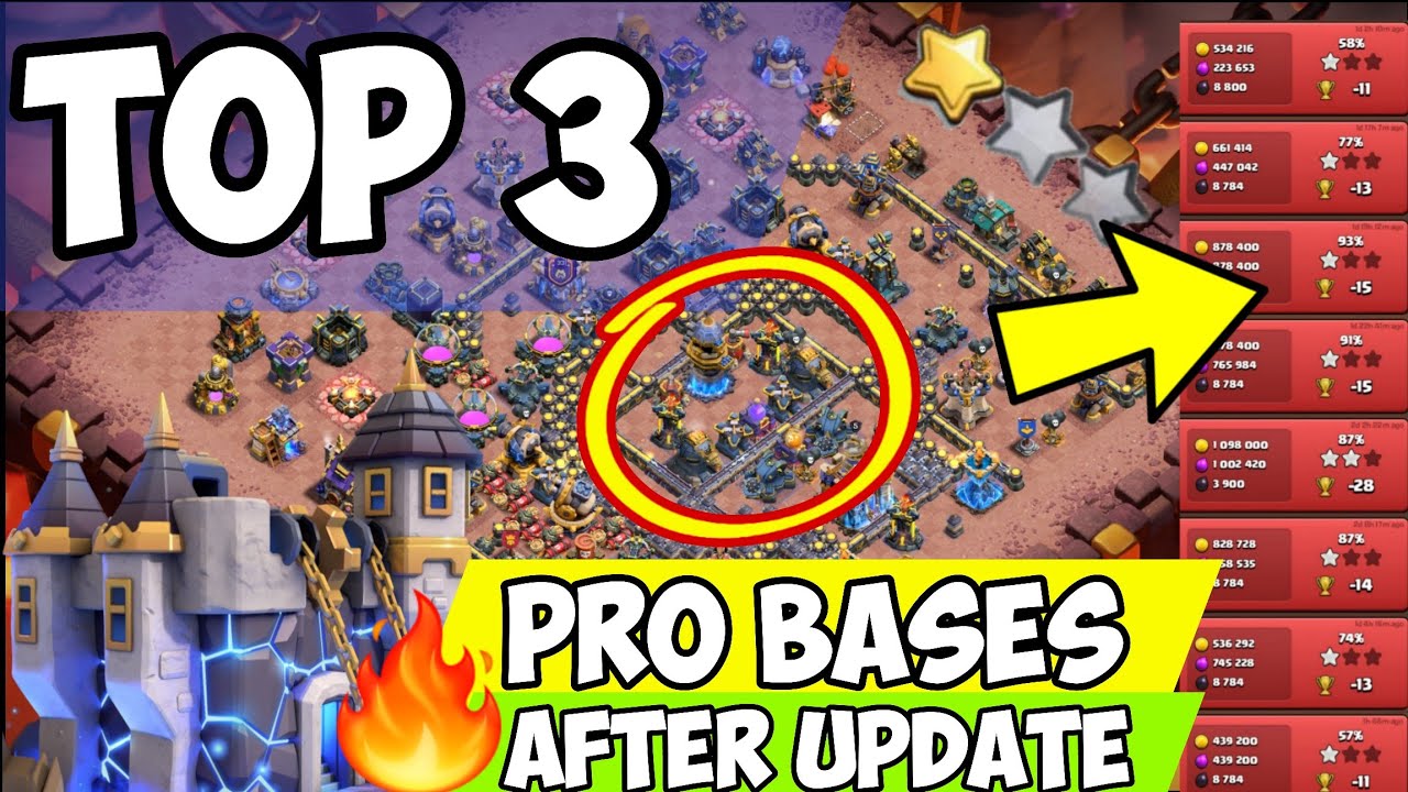 🏆 TOP 3 TH18 BASES You NEED AFTER UPDATE 2026! | War + Legend League | Anti-2⭐ Anti-3⭐ META