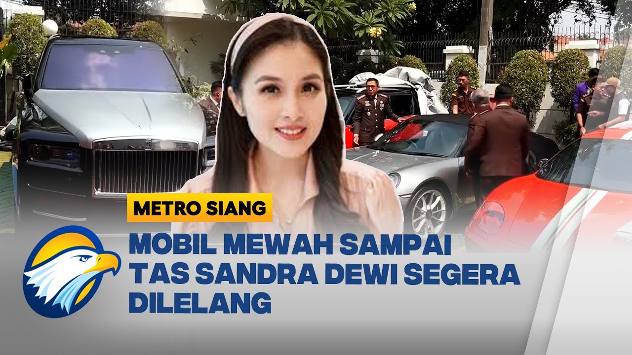 Penampakan Mobil Mewah dan Tas Sandra Dewi Yang Siap Dilelang Kejagung | Metro Siang