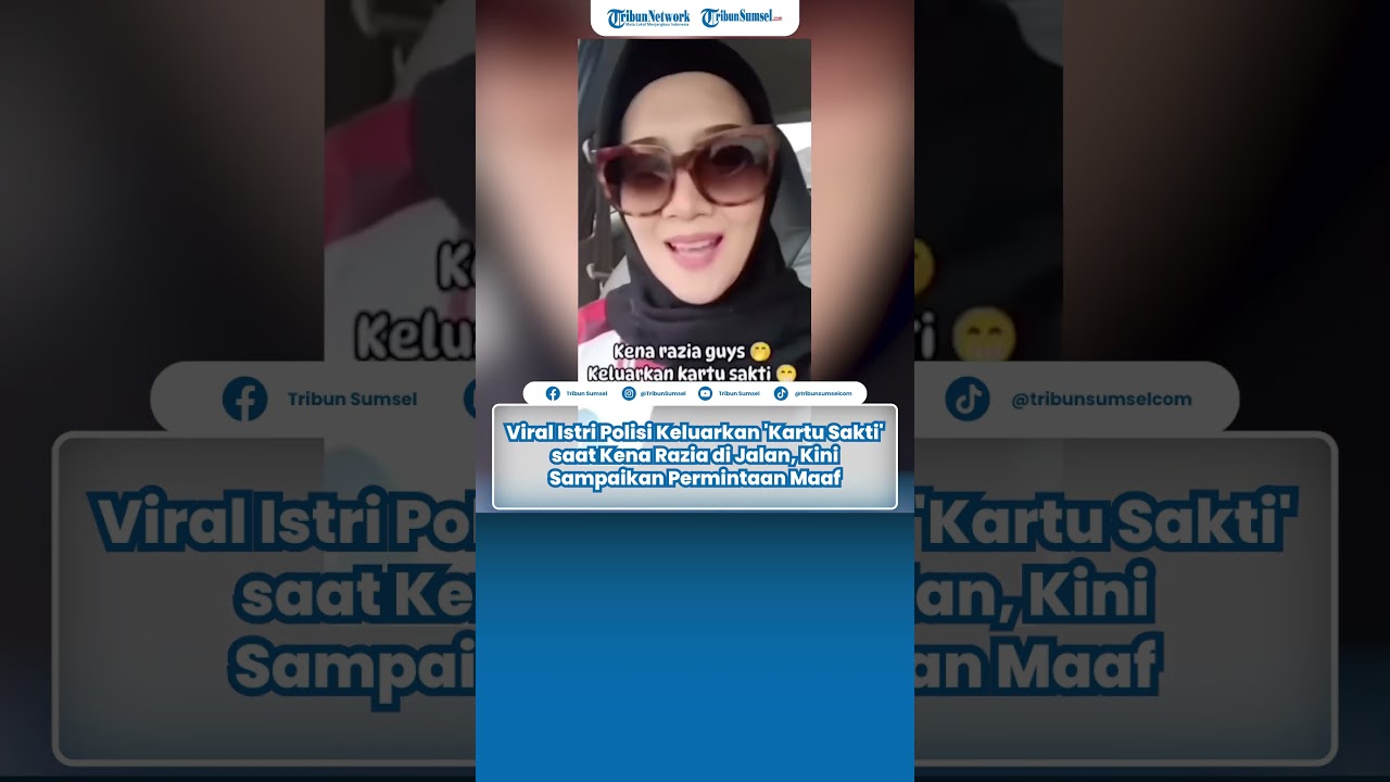 Sosok Istri Polisi Viral Keluarkan 'Kartu Sakti' saat Kena Razia, Kini Sampaikan Permintaan Maaf