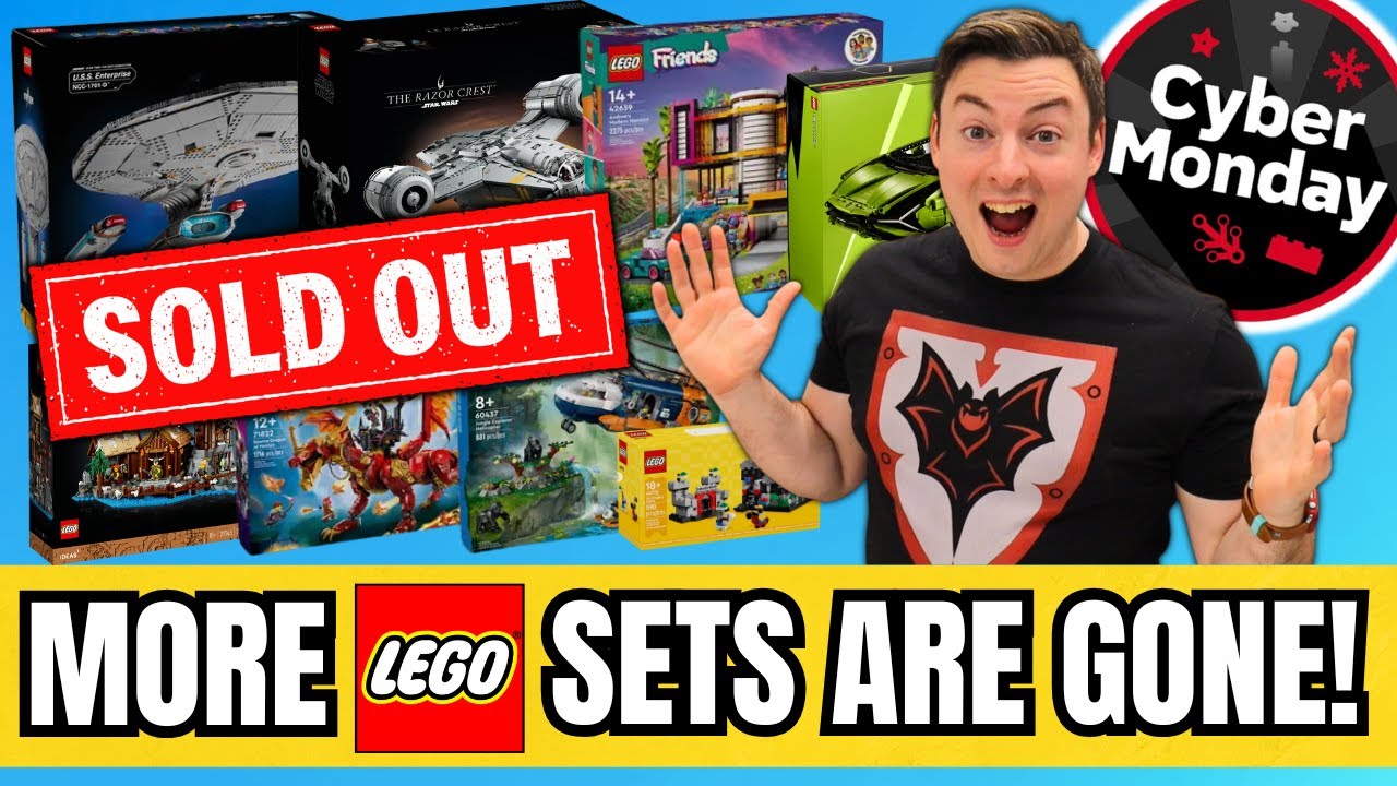 Скидки на Lego в Киберпонедельник просто невероятные! К тому же, столько наборов Lego распродано ...