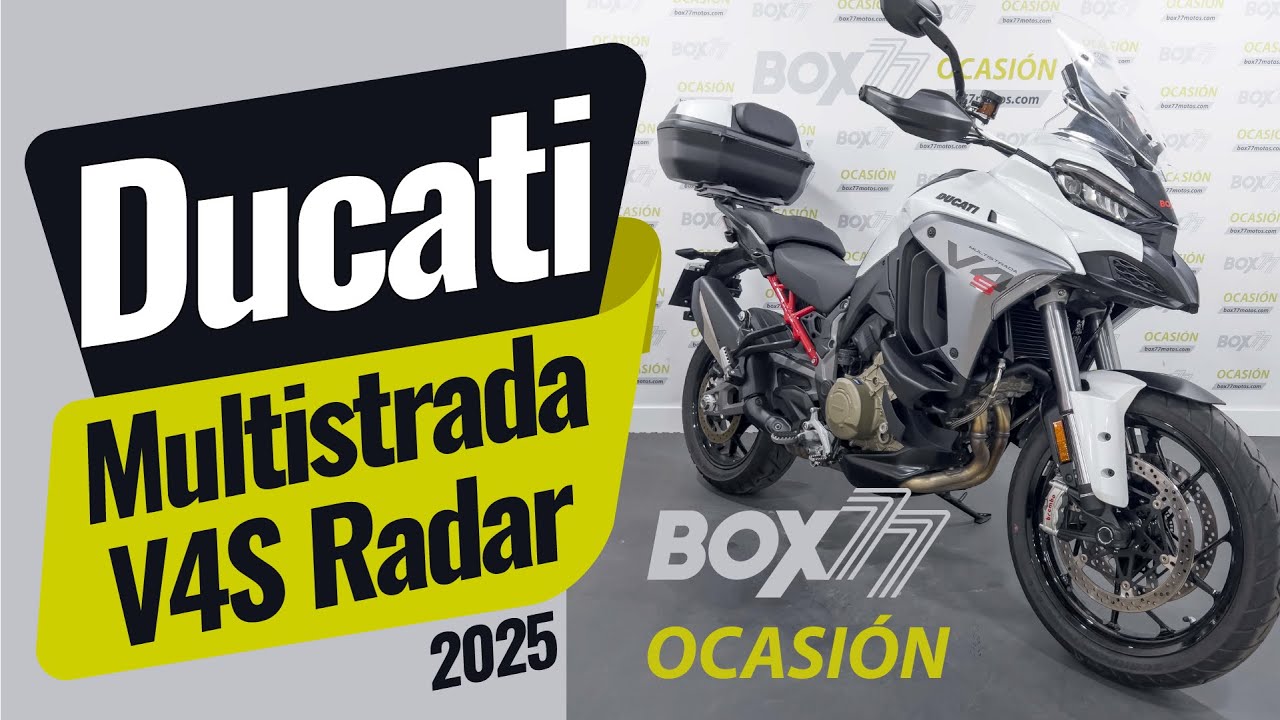 Vídeo de la Ducati Multistrada V4S Radar de 2025 (vendida)