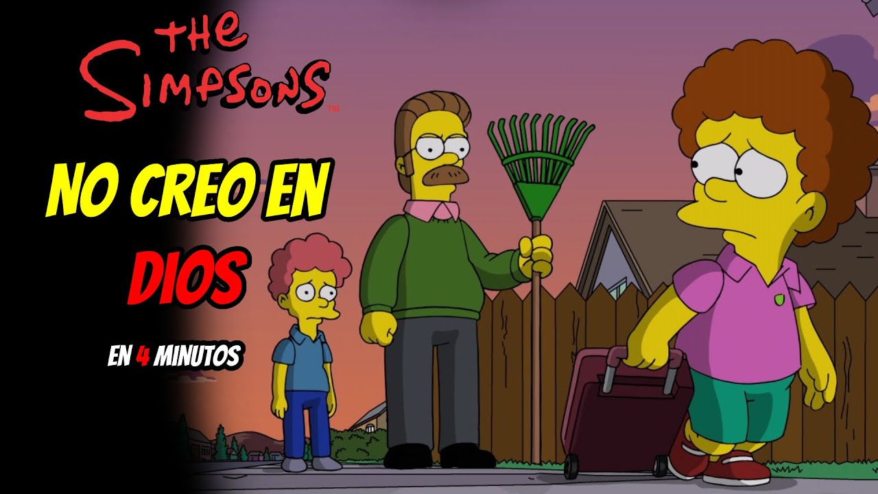 Los Simpson - Todd Flanders deja de creer en Dios (capitulo triste)
