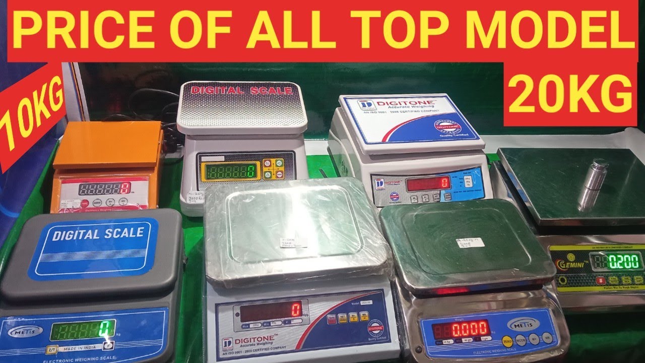 PRICE & DETAILS  OF  ALL BEST & LOW COST 10/20KG DIGITAL  WEIGHING SCALE. Km rate wala kanta