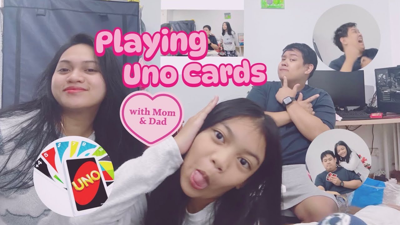 Playing Uno cards with Mom & Dad || #familytime  #funny  #familyvlog  #viral  #viralvideo #uno