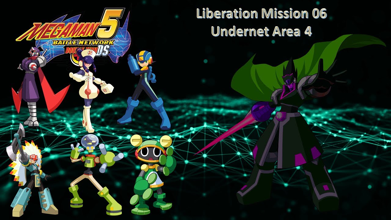MegaMan Battle Network 5: Double Team DS Team Colonel Liberation Mission 6 feat Meddy.EXE
