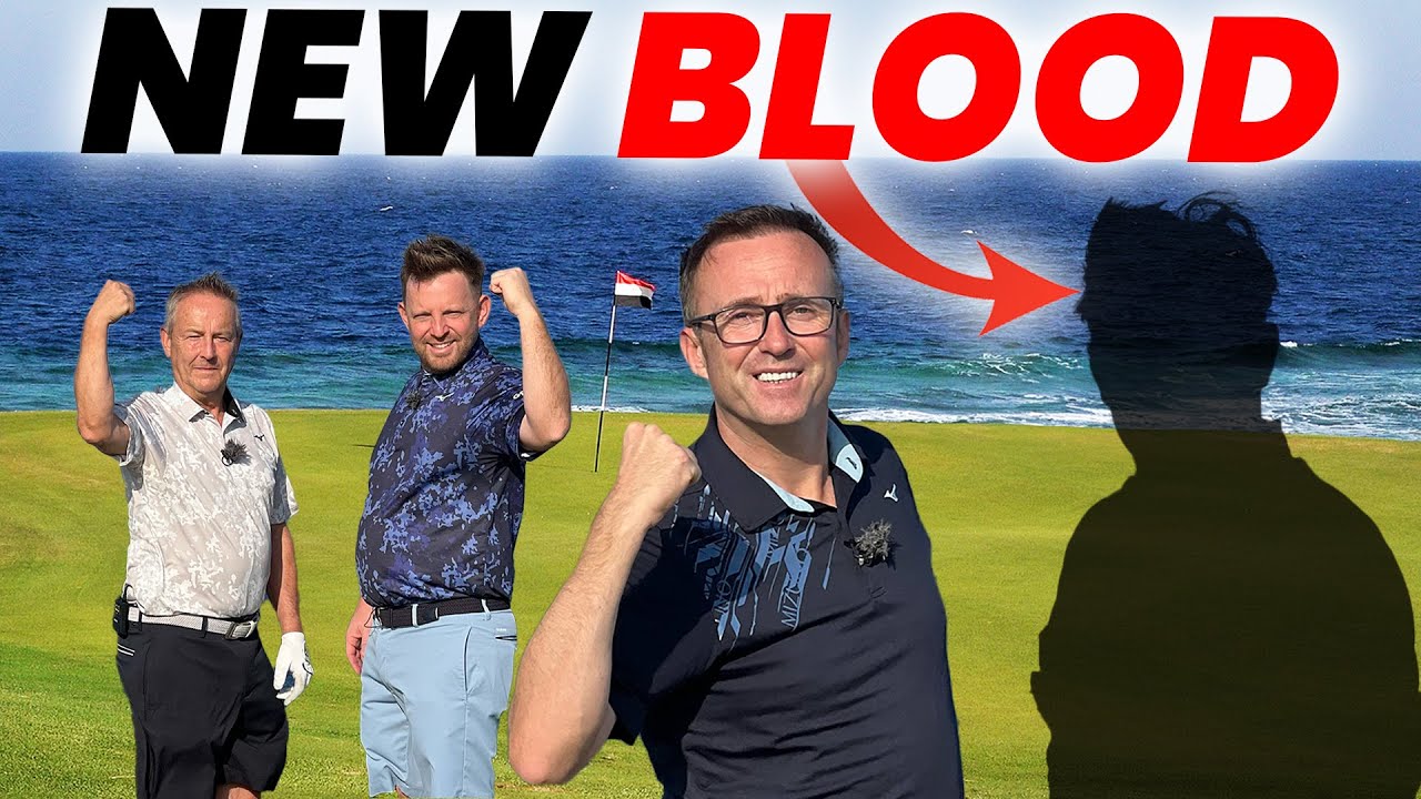 WE GOT A NEW GOLFER WITH US !