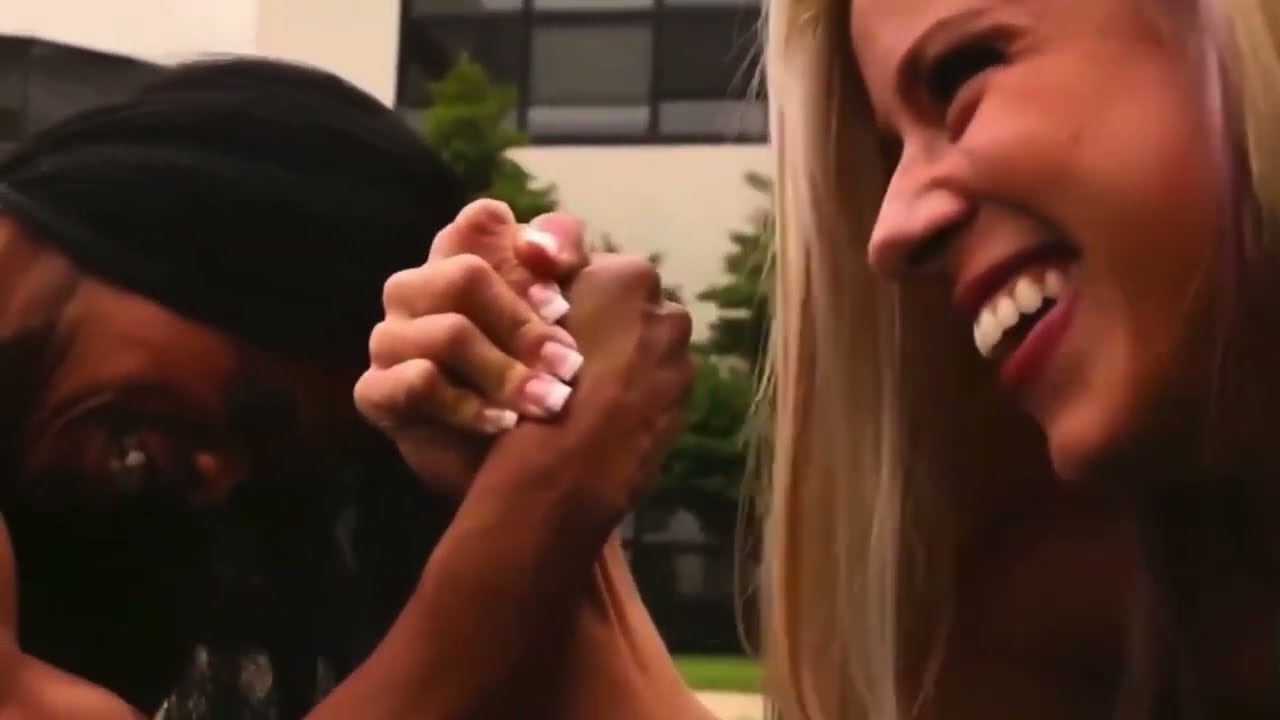 Strong Woman Arm Wrestling & Strength