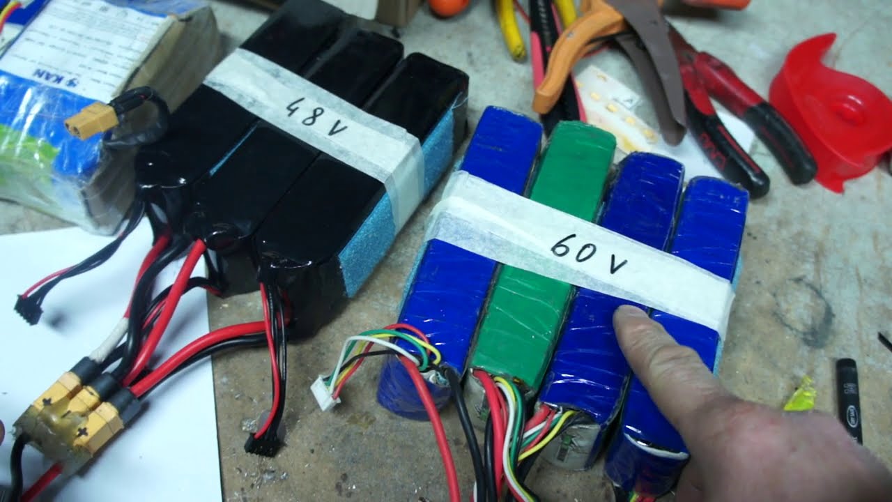 modification de voltage d'un contro é-bike de 12v a 60v