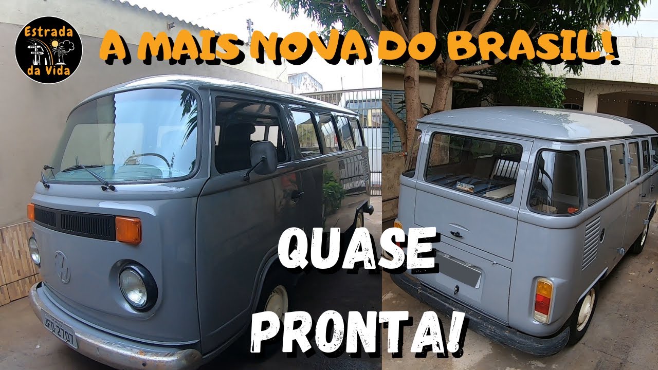 KOMBI CLIPPER MAIS NOVA DO BRASIL! Restauração Completa Da kombi Clipper 1996 | kombi-home Mortícia!