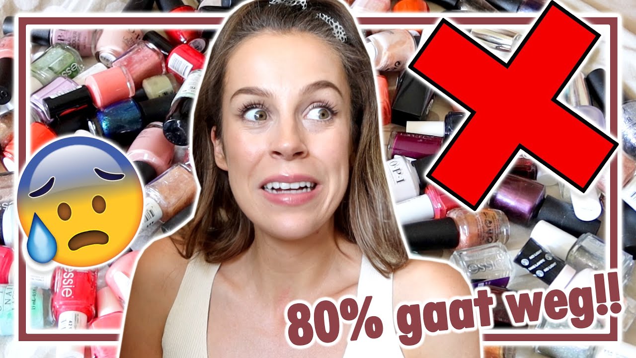 MIJN NAGELLAK STASH UITZOEKEN & (bijna) DIERPROEFVRIJ MAKEN! 🤩💪🏻