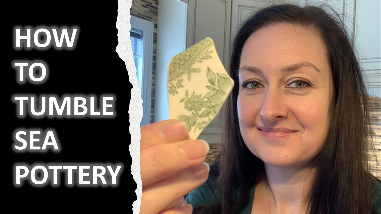 How to Make SEA POTTERY in a ROCK TUMBLER | It Really Works!
