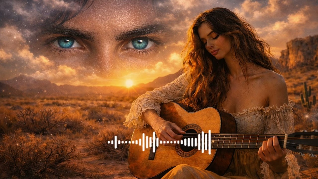 Eyes in the Desert Light | Cinematic Guitar Music