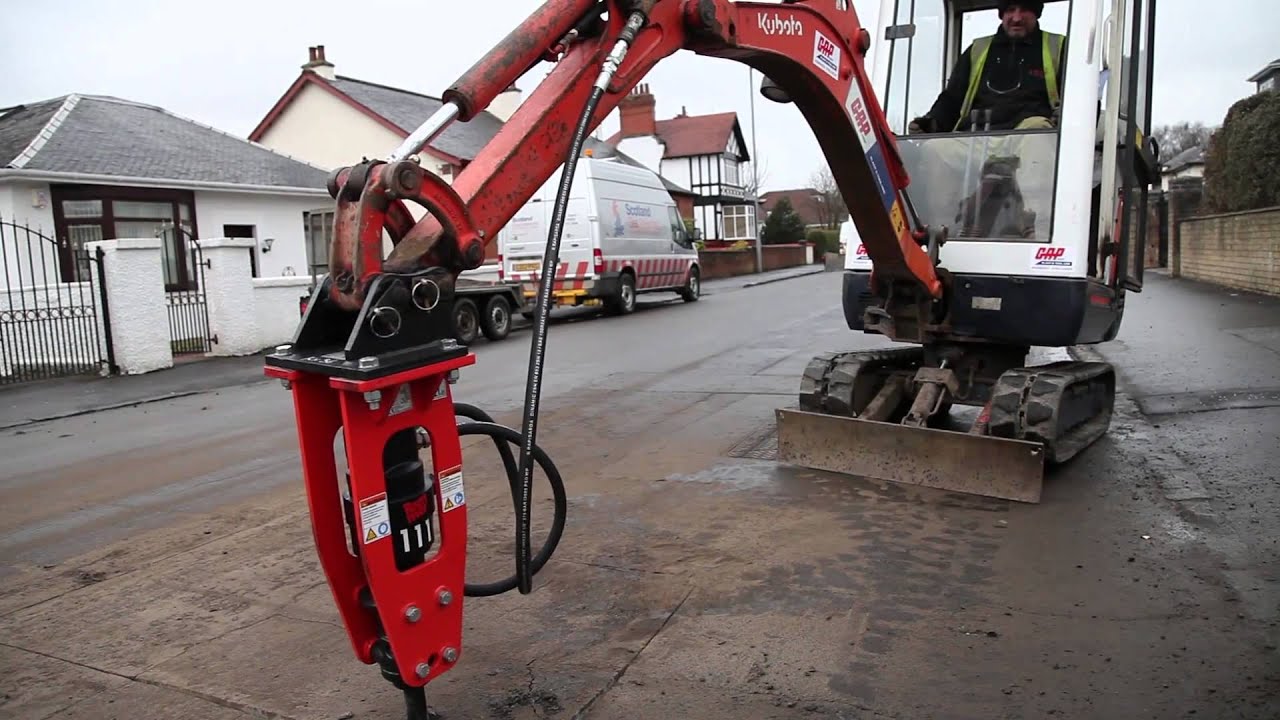 Młot hydrauliczny Rammer 111 - młot do minikoparki