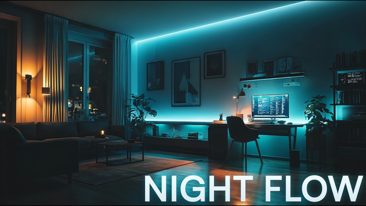 LoFi Study & Coding Session 🌌 | Deep Night Flow – Blue Circuits 009