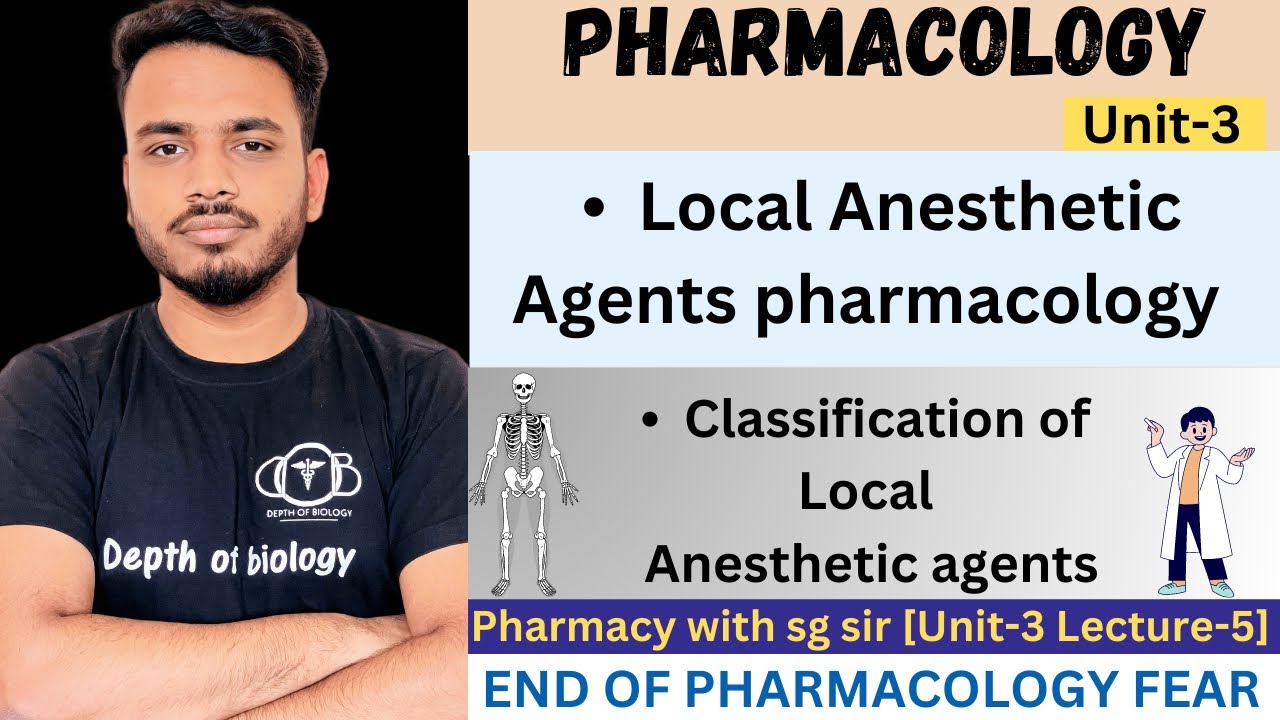 Local anesthetic agents || Local anesthetic pharmacology | Local anesthetic agents depth of biology
