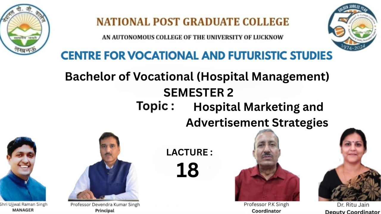 Hospital Marketing and Advertisement Strategies (HM sem 2)