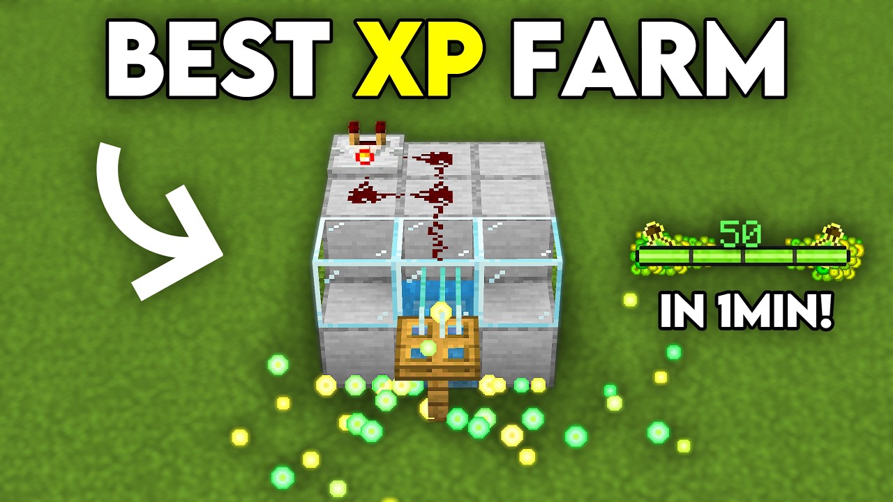 NEW Easiest XP Farm Minecraft Bedrock 26.4 !