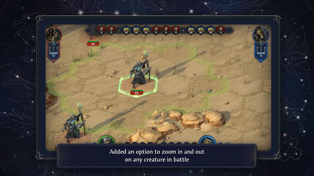 HoMM: Olden Era - Zoom in/out option and bigger battlefield