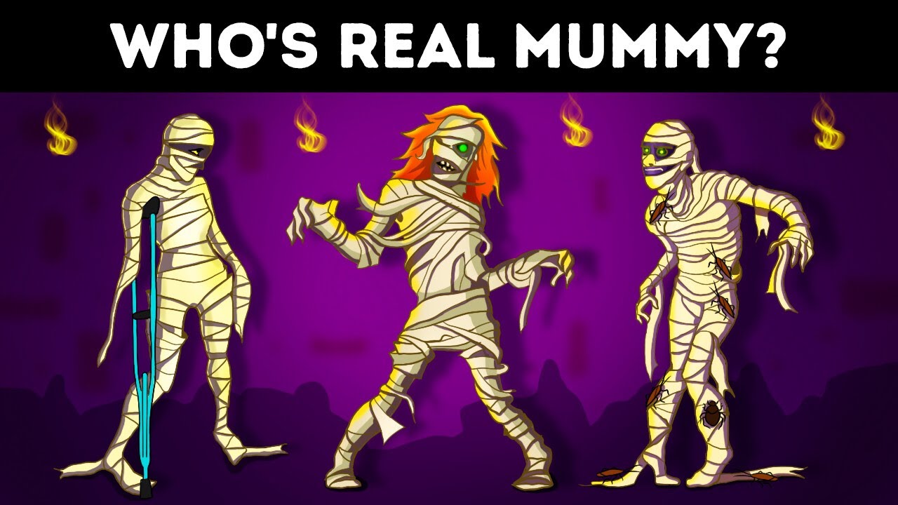 Solve 26 Detective Riddles If You Don't Want a Mummy Chase You