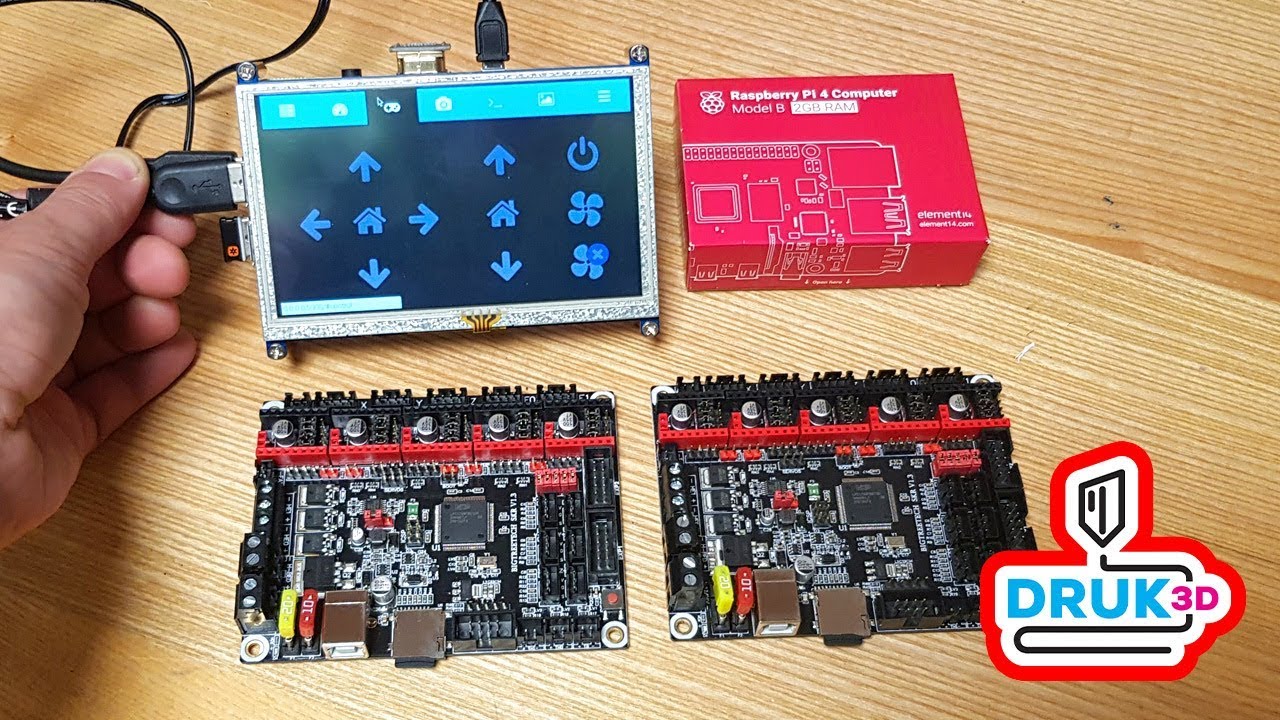D04. Drukarka 3D DIY Voron 2.1.1 - LCD i Raspberry Pi