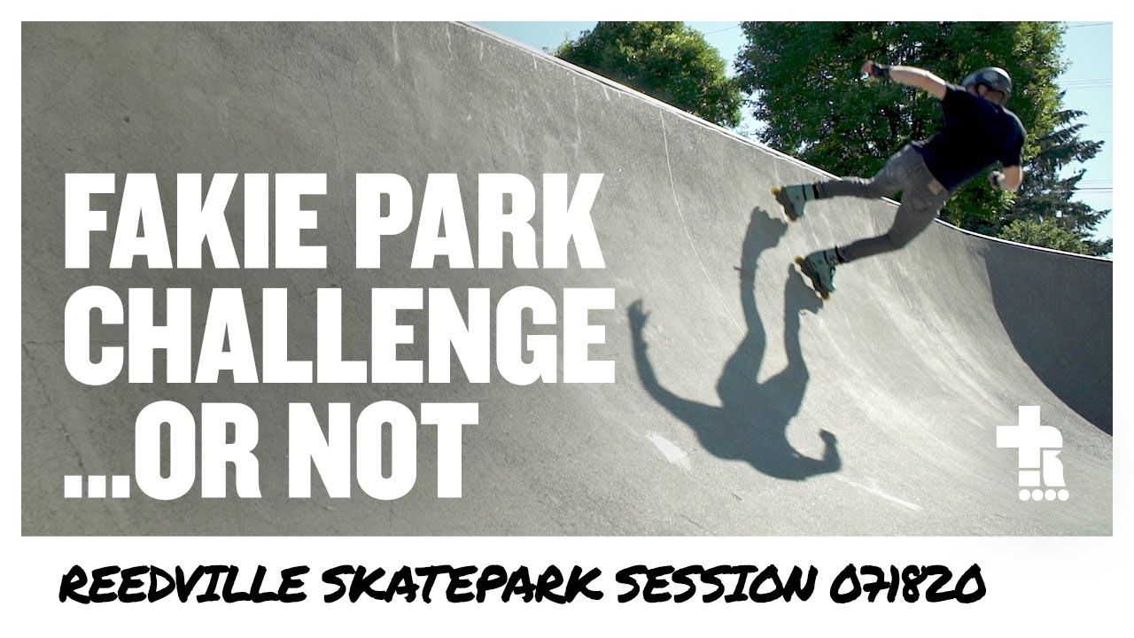 Fakie park challenge... or not. | Reedville Skatepark Session 071820 | Aggressive Inline Skating