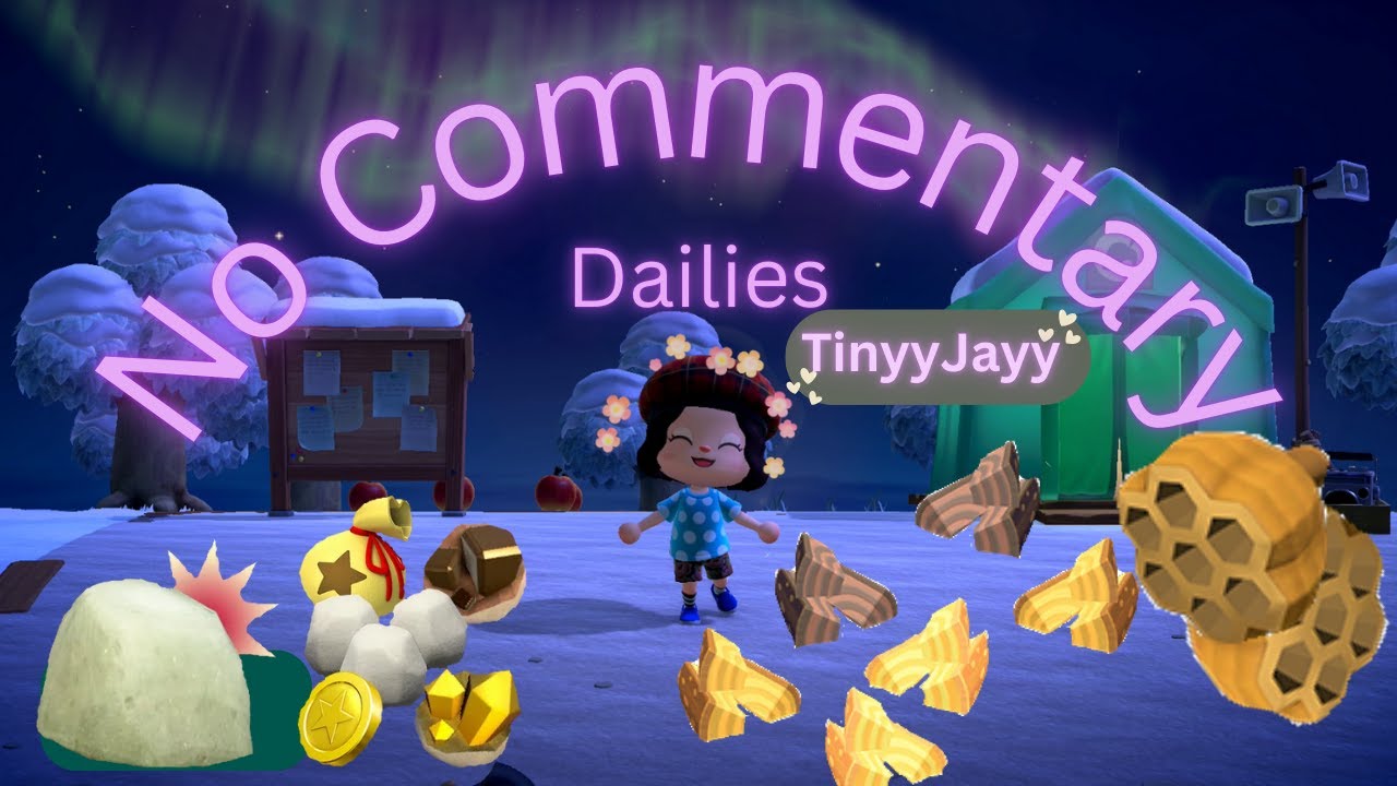 NO COMMENTARY | Daily Tasks - Episode 4 - Animal Crossing: New Horizons
