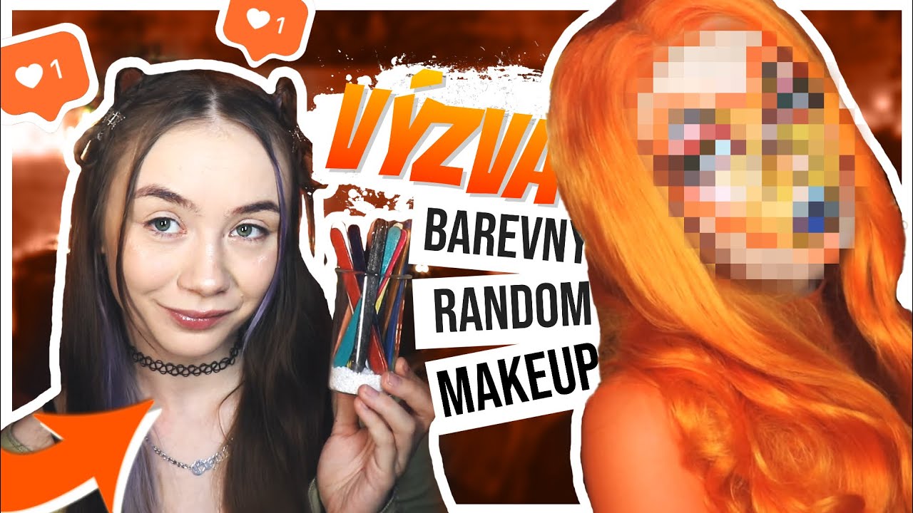 Zkouším BAREVNOU MAKEUP VÝZVU!
