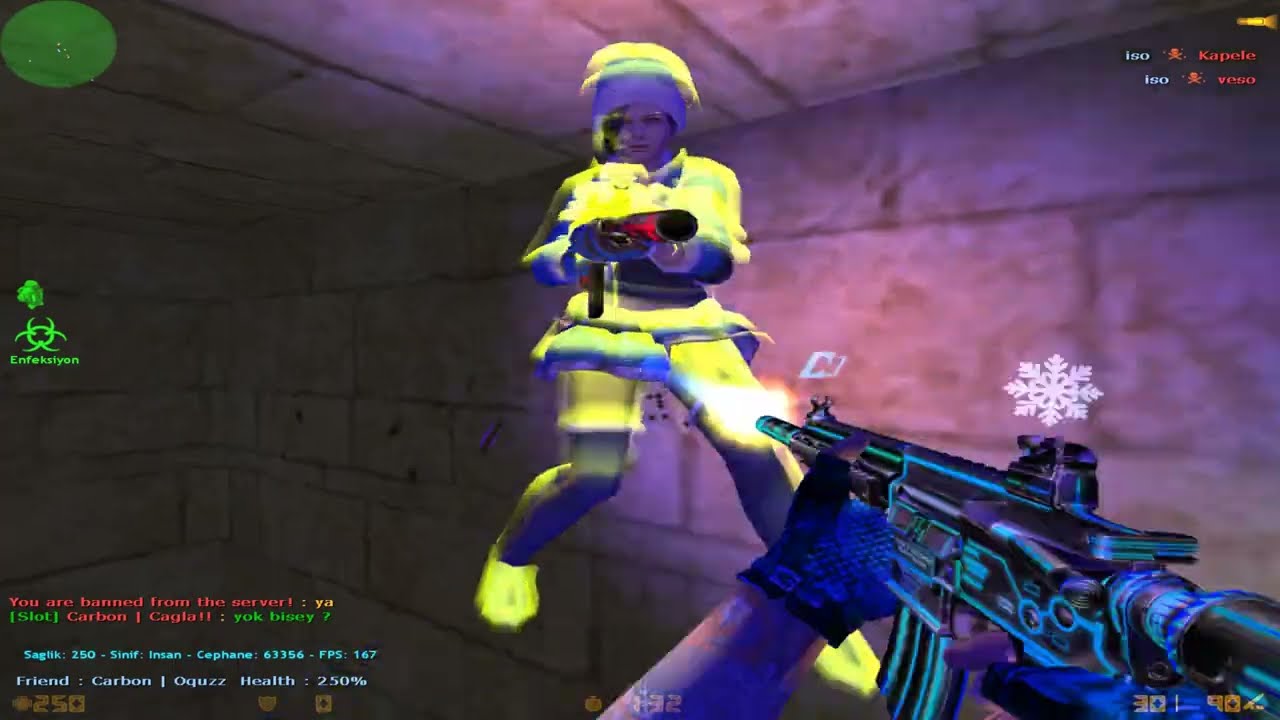 K&Uuml;&Ccedil;&Uuml;K NAPOLYON MORTEM💂 / CS 1.6 & Zombie Plague - zm_dusty_zone_mx