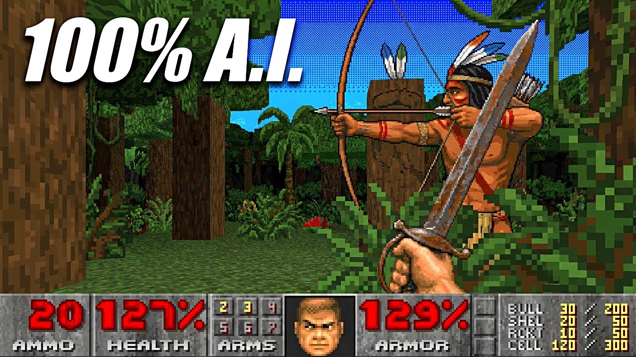 History of Brazil as a Doom Game (A.I. Video)