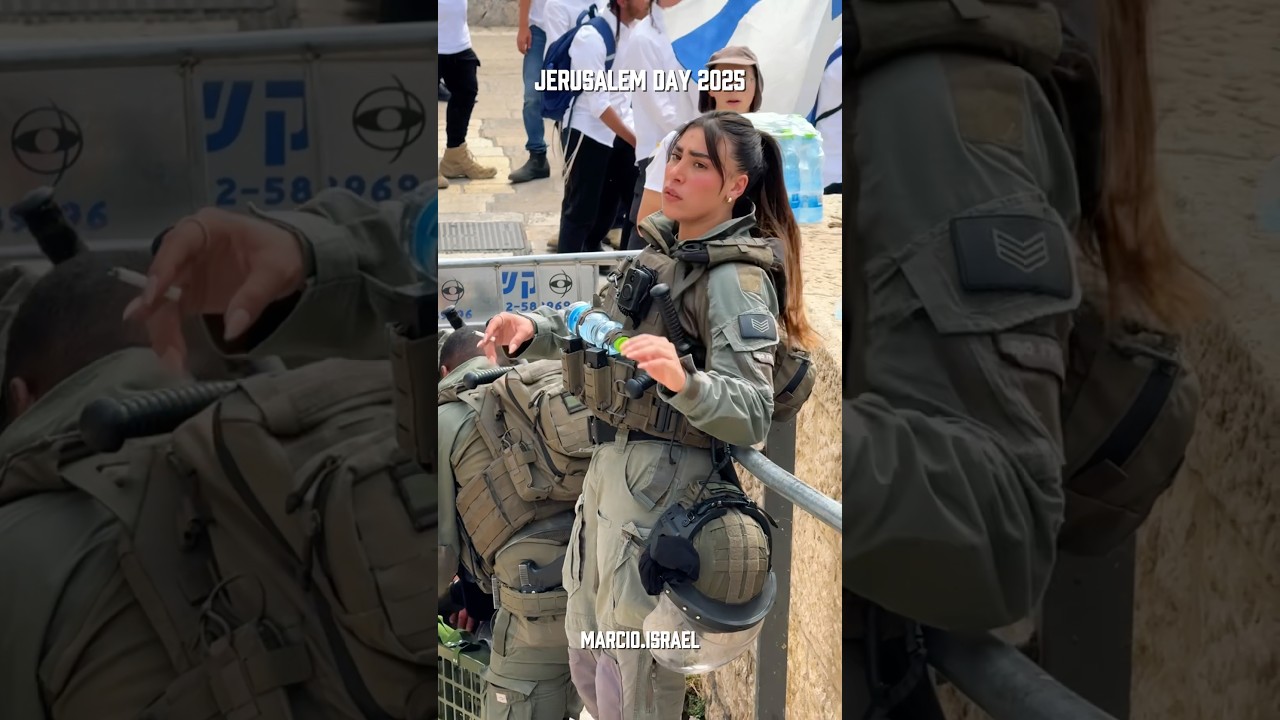 Celebrating the unification. Israel Jerusalem #israel #jerusalem #army #military #police